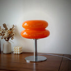 The Amber Pair Dome Table Lamp Set