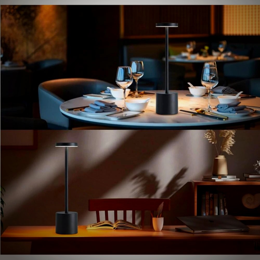 The Evening Set Cordless Table Lamp Pair